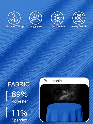 MAGCOMSEN Women's Polo Shirts Long Sleeve Golf T Shirt Quick Dry UPF 50+ Sun Protection Lightweight Athletic Tennis Shirts4