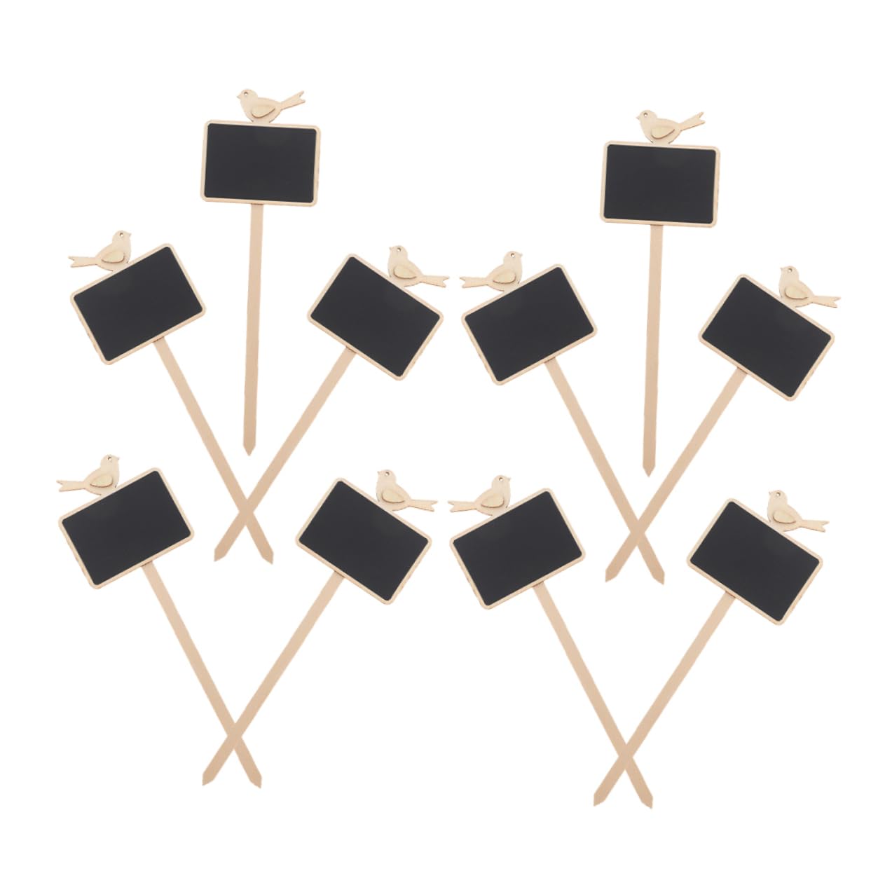 Toddmomy 40pièces Étiquettes Bois Pour Plantes Panneaux Multi-usage Avec Ardoise Pour Marquer Fleurs Et Jardins Décorations Pratiques Et Classificatrices Pour Amateurs De Jardinage