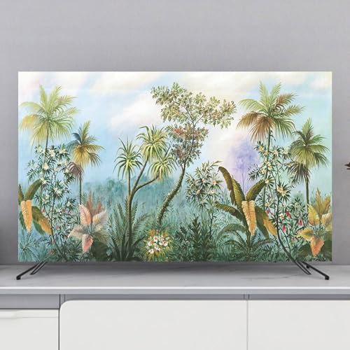 Wansiman Cubierta Antipolvo para TV,Cubierta de Televisión Elástico Protector Pantalla de Funda,Cubierta Antipolvo Universal,Elástico,Proteger Pantalla,para televisores de 32-80 Pulgadas