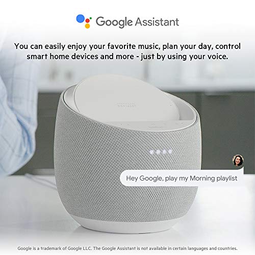 Belkin SoundForm Elite Hi-Fi Smart Speaker + Wireless Charger (Voice-Controlled Bluetooth Speaker) Sound Technology By Devialet (White)