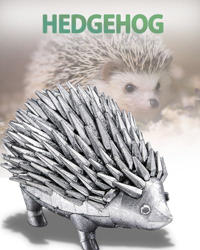 Piececool 3D Metal Puzzles for Adults, Hedgehog Metal Model Kit, Challenging DIY Assembling Crafts Kit Hobbies Creative Gifts Home Decor - Image 4