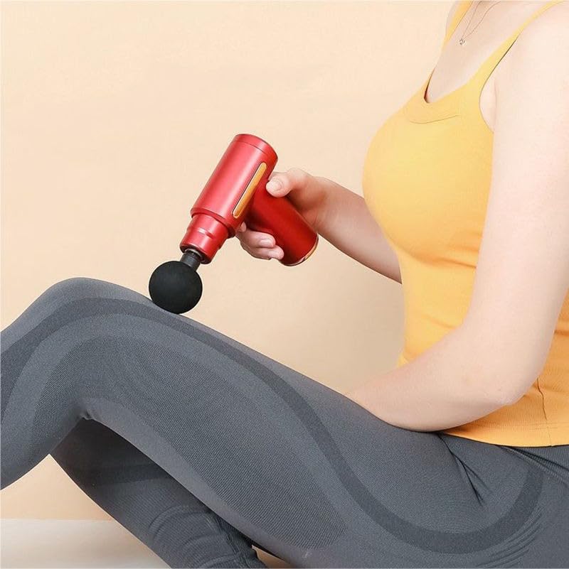KIYO Ultragun Massage Gun For Full Body Relaxation|Deep Tissue Percussion Massager Machine For Muscle Relaxation|Battery Powered And Handheld For Neck, Shoulder, Back, Foot KIYO Ultragun Massage Gun For Full Body Relaxation|Deep Tissue Percussion Massager Machine For Muscle Relaxation|Battery Powered And Handheld For Neck, Shoulder, Back, Foot
