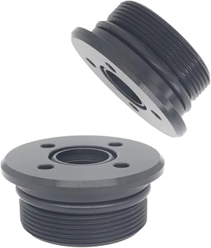 2 Pcs Trim Cylinder Cap Screw End Inclueds Seals Fit for Outboard Motor 115 to 250 HP 64E-43821-09 4E-43800-00 64E-43821-00
