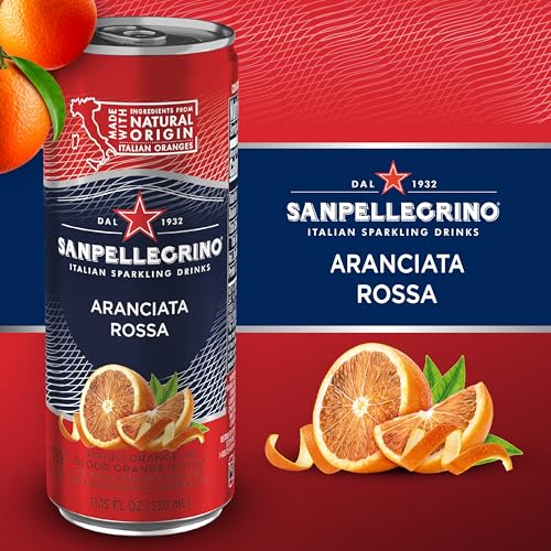 San Pellegrino Sanpellegrino Italian Sparkling Drink Aranciata Rossa, Sparkling Orange And Blood Orange Beverage thumb #2