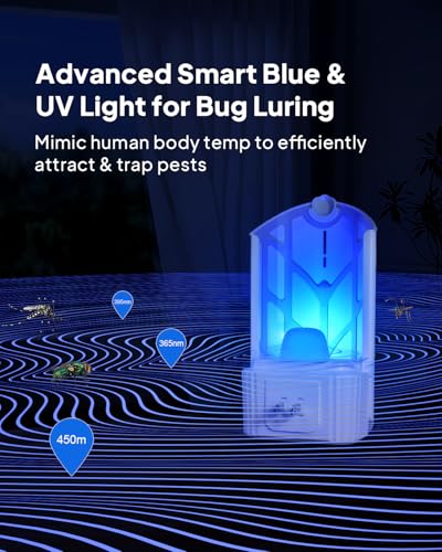 Atrapador de insectos para interiores BuggyBands con 8 recambios 4