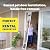 PetSafe 1-Piece Sliding Glass Pet Door for Dogs & Cats - Adjustable Height 75 7/8" to 81"- Large-Tall, White, No-Cut Install, Aluminum Patio Panel Insert, Great for Renters or Seasonal Installation