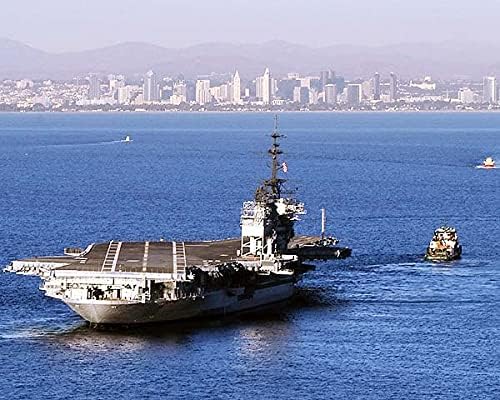 USS Midway CVB-41 Moved to San Diego Bay 11x14 Photograph Photo Print