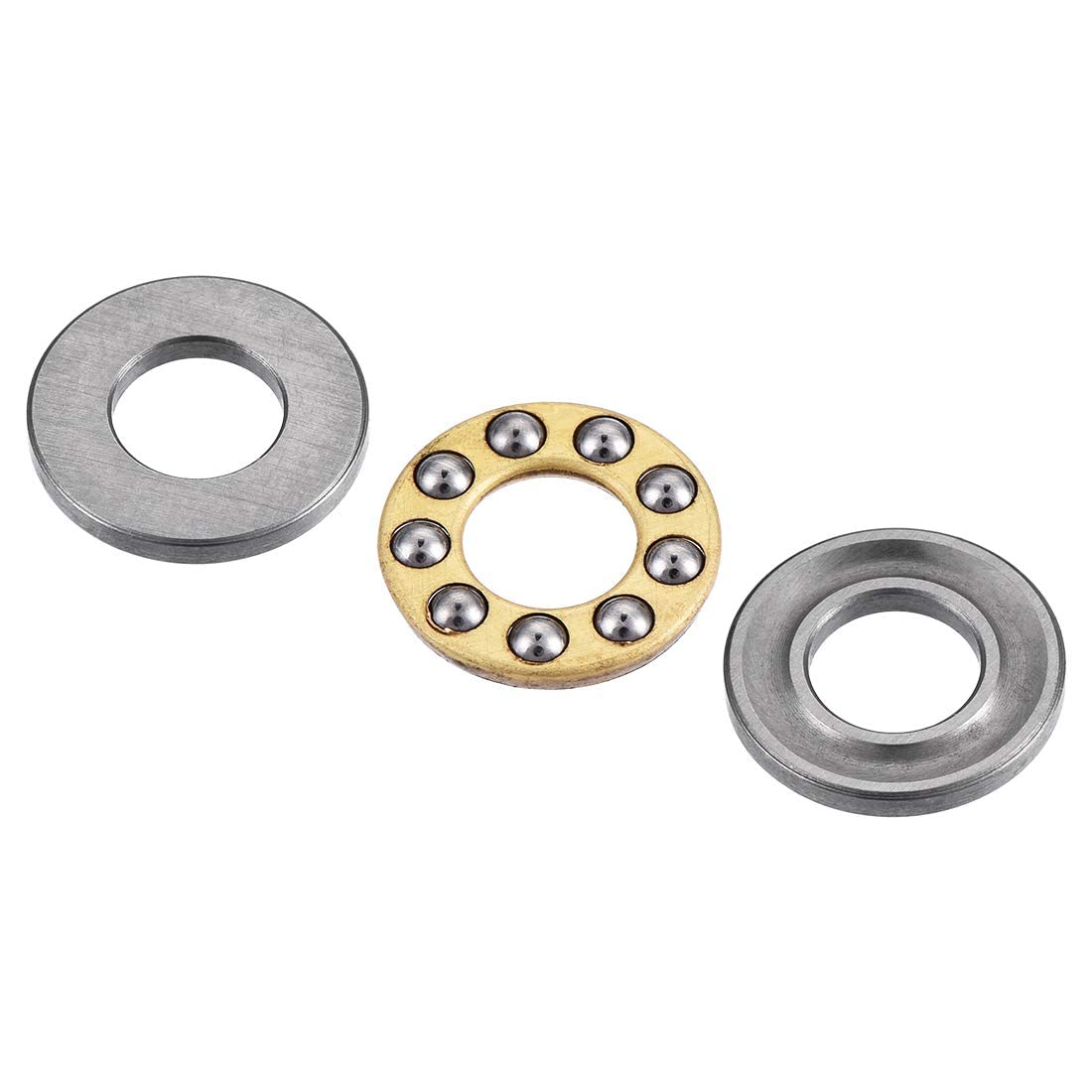 INVENTO 1Pcs F3-8M 3mm Axial Thrust Ball Bearing 3x8x3.5mm Single Direction carbon steel Miniature ball bearing-image-29