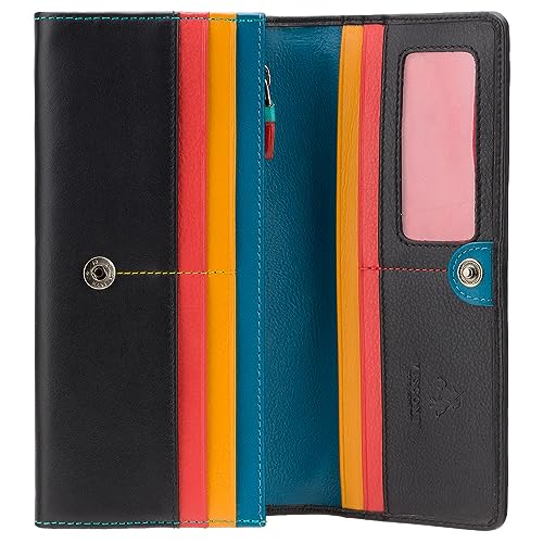 Visconti CHL72 Women's Secure RFID Blocking Leather Trifold Clutch Wallet Purse2