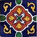 4.2x4.2 9 pcs Blue Granada Talavera Mexican Tile