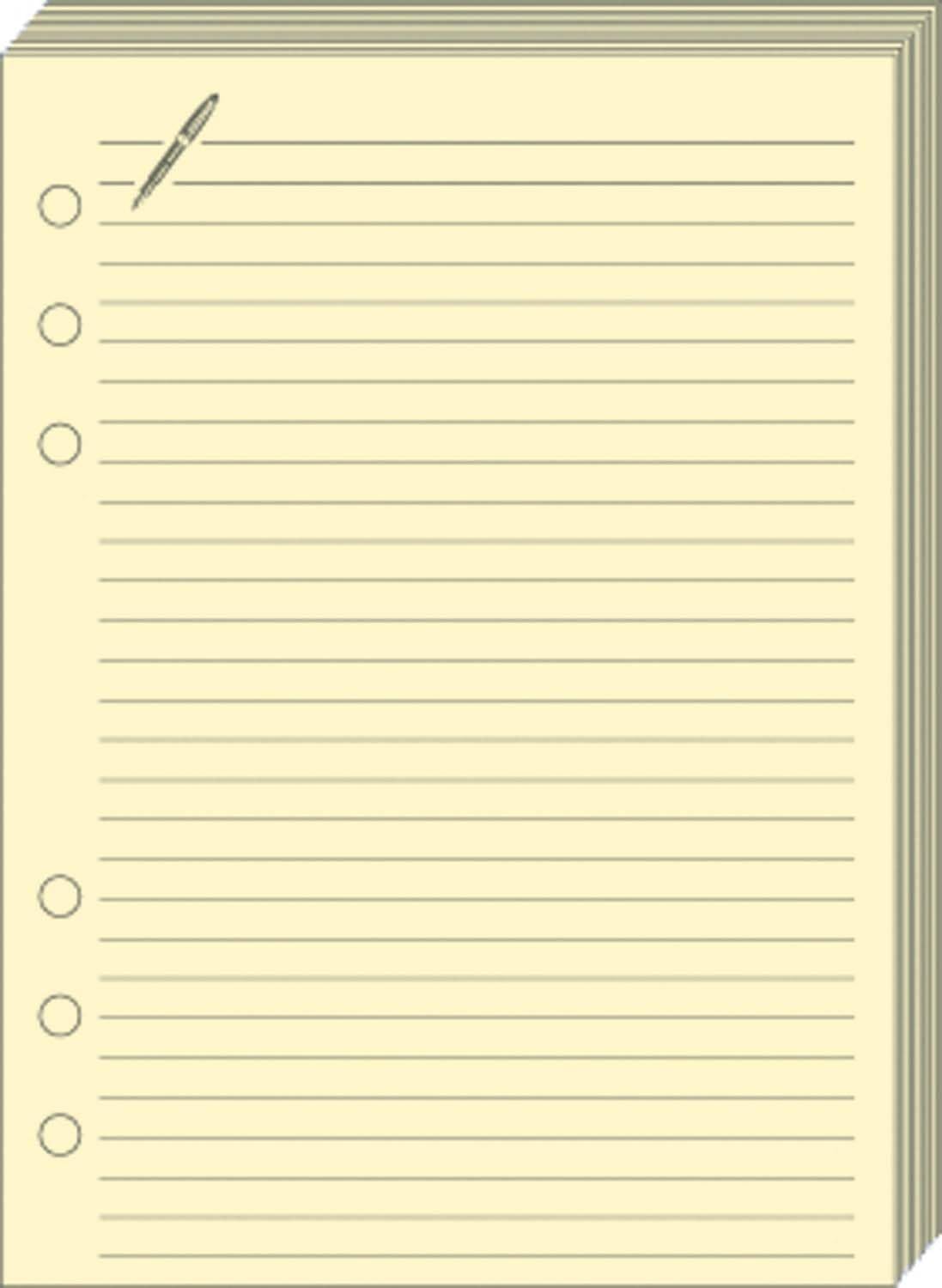 Quo Vadis - Timer Accessories - Refill Note Cards for Timer 21 - Clairefontaine Ivory Paper - Size 15 x 21 cm