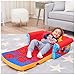 marshmallow Furniture 2-in-1 Flip Open Foam Couch Bed Sleeper Sofa Kid's Furniture for Ages 18 Months and Up, Elmo