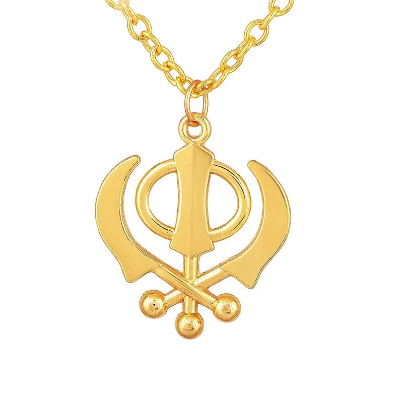 See full amazon price history chart for ISUBUCCI Gold Plated Sikh Sardar Sikhism Punjabi Khanda Religious Link Chain Pendant Locket Necklace Spiritual Jewellery for Men and Women (Size:- 2 inch x 1.5 inch) ISUBUCCI Gold Plated Sikh Sardar Sikhism Punjabi Khanda Religious Link Chain Pendant Locket Necklace Spiritual Jewellery for Men and Women (Size:- 2 inch x 1.5 inch) (B09THDWFPW) Amazon Price History, Amazon Price Tracker