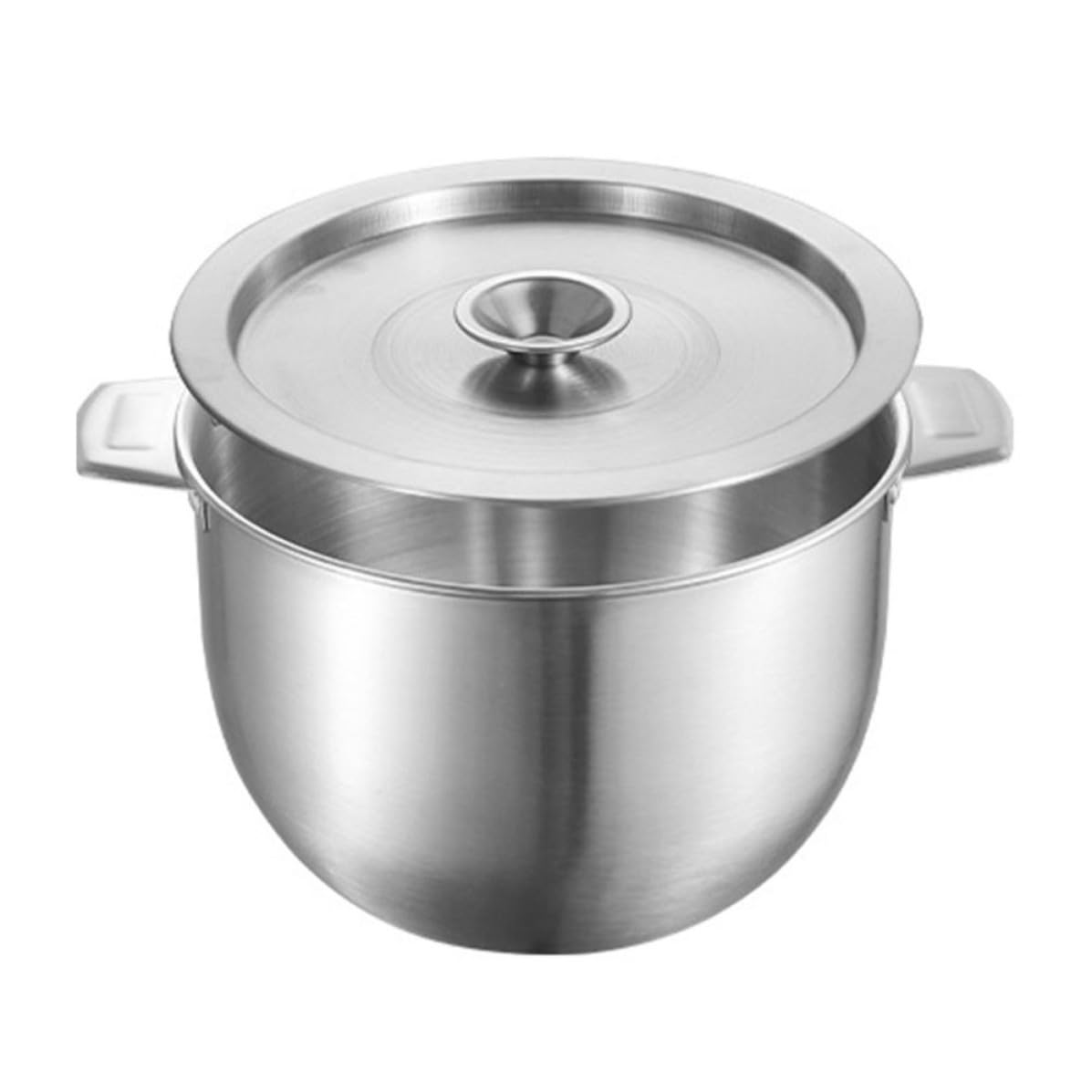 Cuenca de aceite de gran capacidad en acero inoxidable con borde liso para cocina