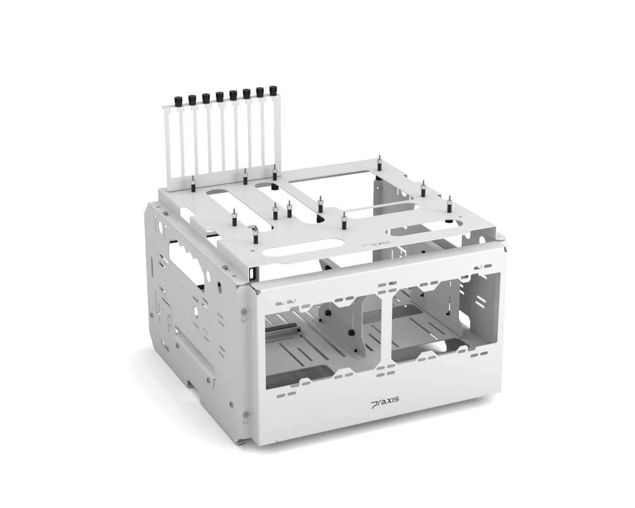 Praxis WetbenchSX Open Air Computer Test Bench Basic - Flat Edition - White - White
