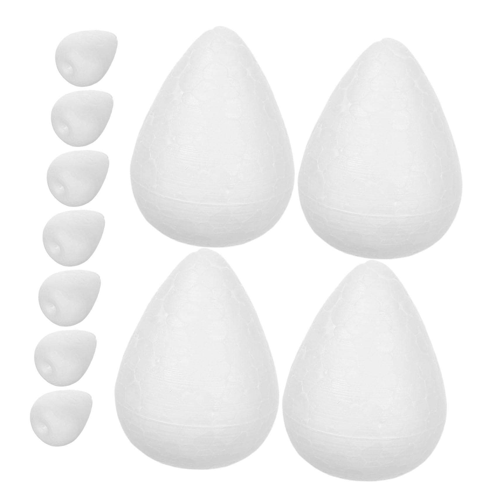 DIYEAH 20 Pack Foam Flower Buds Unpainted Craft Foam Rose Buds for Wedding Decorations Flower Bouquet Accessories DIY Supplies Painting Cutting and Floral Arranging