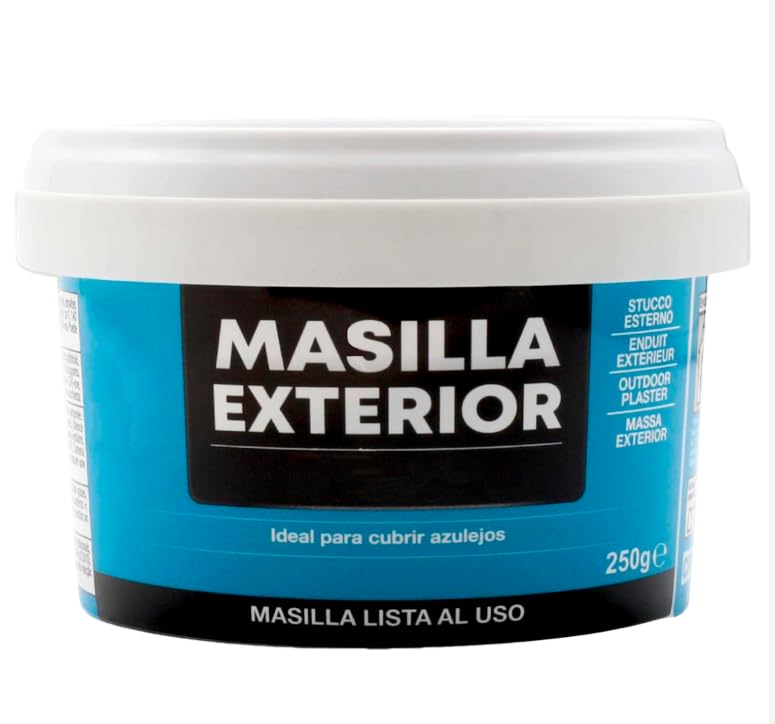 CABLEPELADO - Masilla para Madera – Rellenadora de Grietas y Agujeros en Superficies de Madera Interior, 250 g – Secado Rápido, Alta Adherencia y Fácil Aplicación - Exterior
