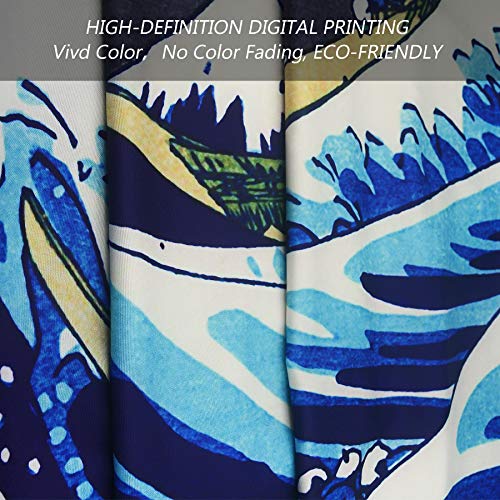 LIGICKY Wandtapijt Wanddoek Hippie Wandtapijt Ukiyoe Hokusai The Great Wave Off Kanagawa Wandbehang Picknickdeken… - Afbeelding 7