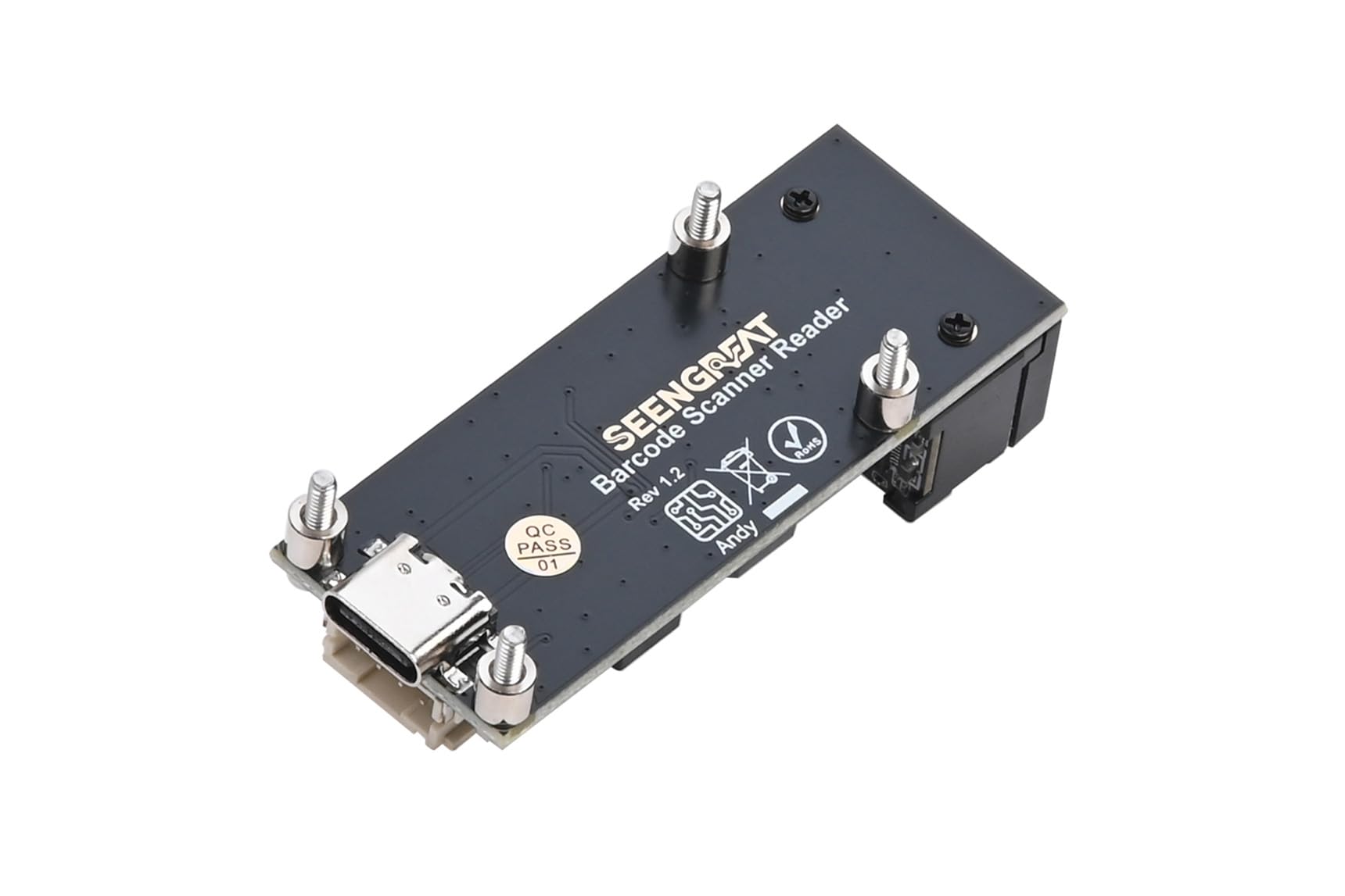 Embedded 1D 2D Barcode Scanner Module, QR Code Reader with USB Type-C & TTL UART Interface, Fast Decoding on Screen & Paper, for Arduino Raspberry Pi POS Kiosk ATM Integration - Image 4