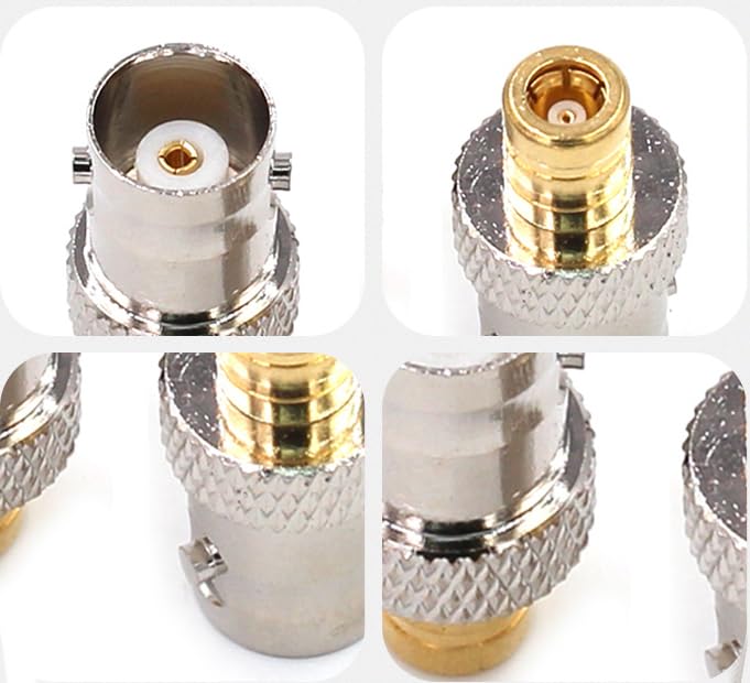 hobbyant RF Adapter BNC/SMB-KK BNC Female to SMB Female Q9 oscilloscope coaxial Adapter