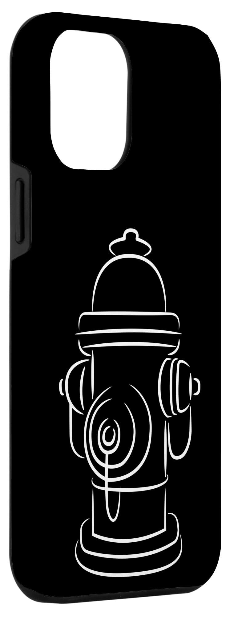 Fire Hydrant Drawing Volunteer Firefighter Fire Department Case for iPhone 13 Pro Max - Image 3