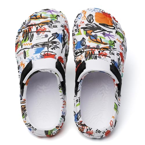 Image of Meidiastra Men's Clogs Garden Shoes Adult Slip On Outdoor Athletic Sports Sandals Summer Water Beach Shoes Casual Slippers Lightweight Breathable Non Slip