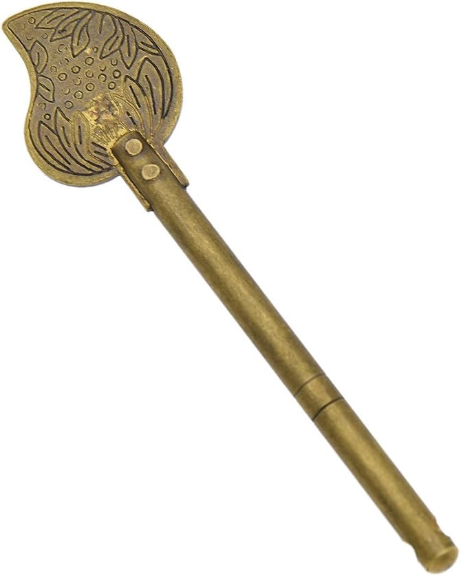 Chinese Leaf Cabinet Locking Pin Brass Furniture Safety Latch Lock Door Key Bolt 1Pc