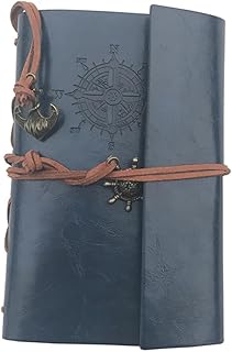 STOBOK Caderno De Receitas Caderno Espiral A4 Diário De Bolso Caderno Coreano Caderno Vintage Diário Recarregável Periódicos Azuis Revista Presente Menino Coreia Do Sul Escritório