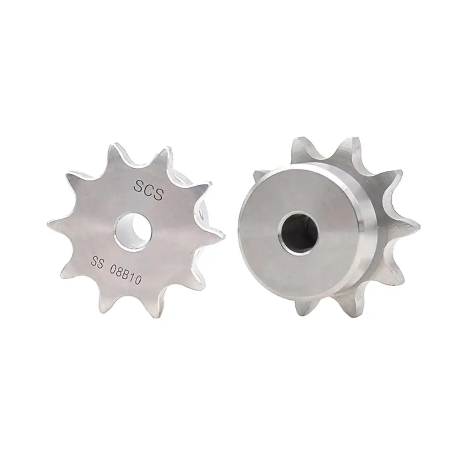 Maquinaria Industrial Engranaje de piñón Engranaje de Cadena de 10-25 Dientes, Paso de Acero, Rueda Dentada Industrial de 12,7mm, piñón de transmisión de Cadena 08B (Size : 23 Teeth)