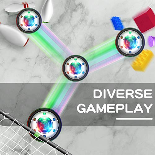 image for WisToyz Kids Toys Hover Soccer Ball Set Rechargeable Air Soccer, Indoo