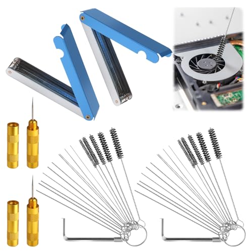 Image of 6 Pack Carburetor Cleaner Kit, Torch Tip Dirt Removal Set for Jets Nozzles Orifices, Throttle Body Tools for Chainsaw Motorcycle ATV Carb Welding Stove Shower Head Maintenance