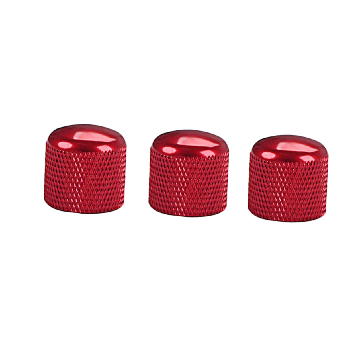 Levemolo Sturdy Red Electric Guitar Knob Pointer for Bass Effect Pedal Imported Concentric Pots Fit