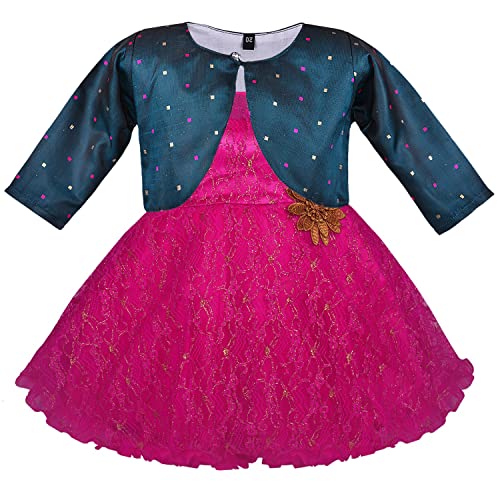 Image of Wish Karo Baby Girl's A-Line Knee Length Dress