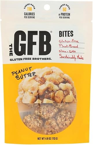 The GFB Gluten Free (paquete de 3) 4 onzas (mantequilla de maní)