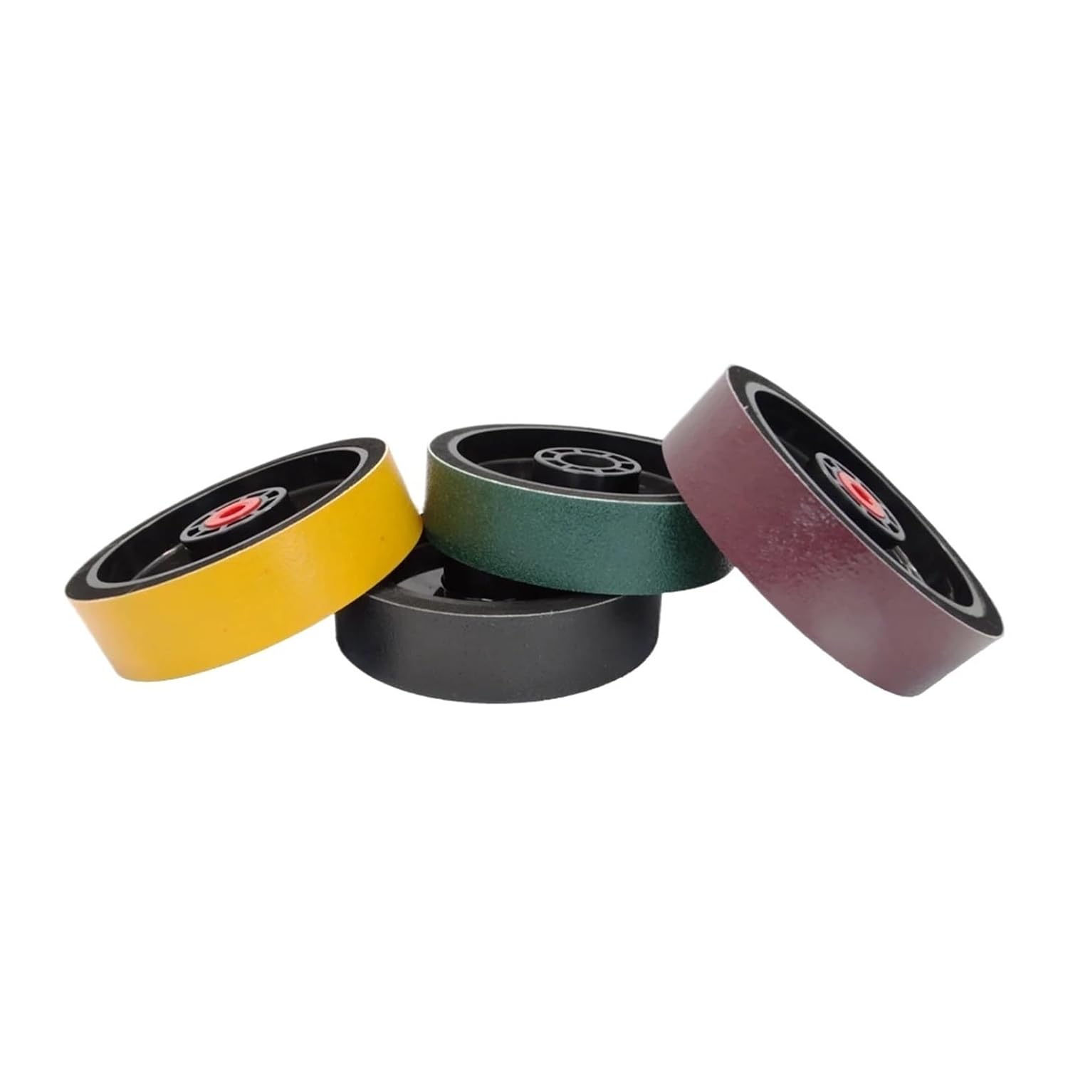 6inch-60/140/280/600 Grit One Piece Each Nova Polishing Wheel Lapidary 6 Inch A Set Soft Resin Polishing Cabbing Wheel