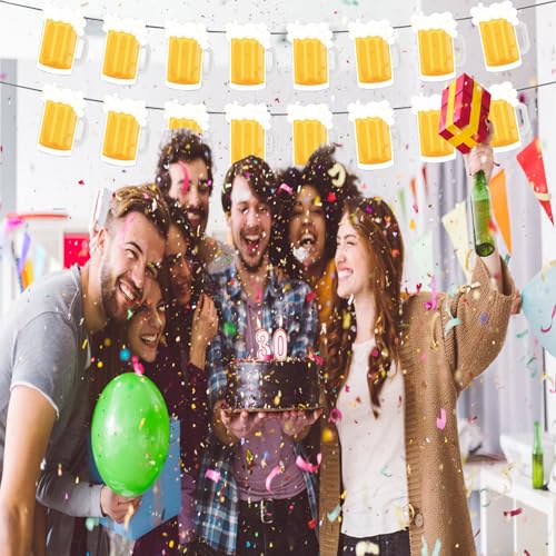 Image of Beer Birthday Banner for Beer Party and Birthday Wedding Party Supplies (Ginger)