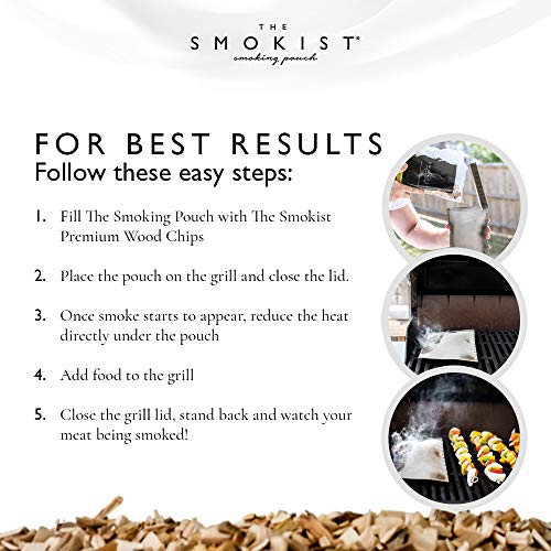 The Smokist Smoking Pouch para Parrilla de Acero Inoxidable miniatura 3