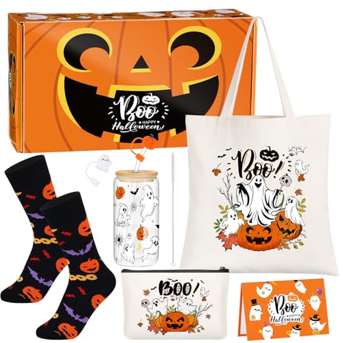 FoldTier 8 Pcs Boo Basket Stuffers for Women Halloween Themed Gifts...