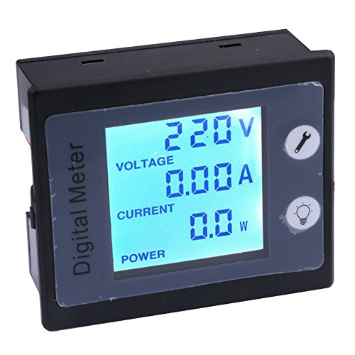 Yeeco AC Digital Meter with CT, Multifunciton Voltage Current Meter AC 80-260V 10A