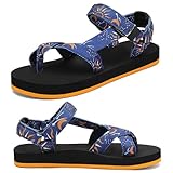 Qzize Women's Sport Sandals Hiking Sandals Quick-Drying Casual Outdoor Lightweight Water Sandals Shoes Blue Size 5.5