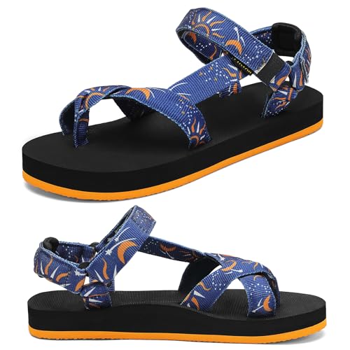 Image of Sport Walking Water Sandals for Women with Arch Support & Adjustable Straps Platform Sandals Women Height Increase