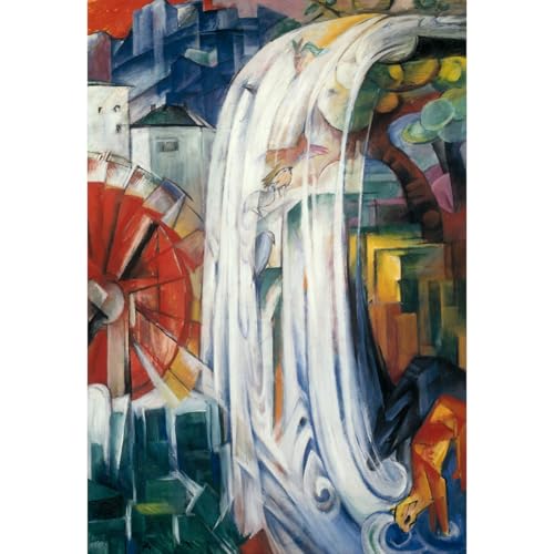 Impression d'art sur toile Franz Marc grand format décoration murale