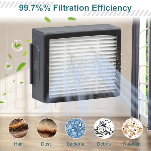 10 HEPA Filter für iRobot Roomba e/i/j-Serien, Ersatzteile Filter für iRobot Roomba e5 e6 e7, i1 i1+, i3 i3+, i4 i4+, i5 i5+, i6 i6+, i7 i7+, i8 i8+, für Combo j5 j5+ (Nicht für Combo j7 j7+ j9 j9+)