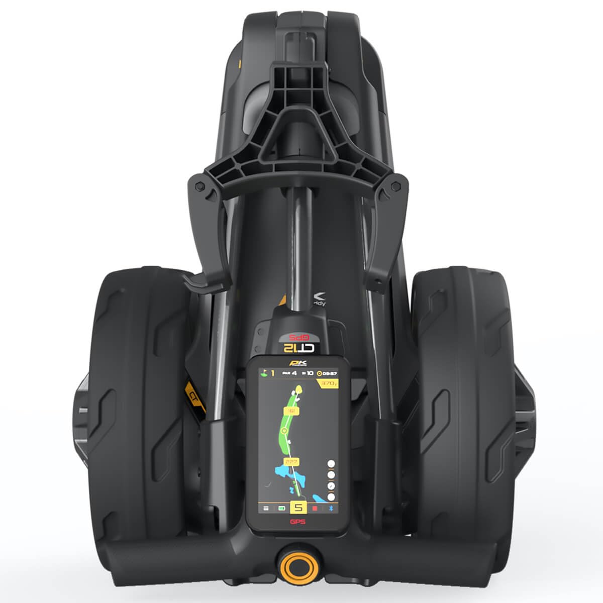 PowaKaddy 2025 CT12 GPS Carrello da golf compatto pieghevole elettrico a 18 fori