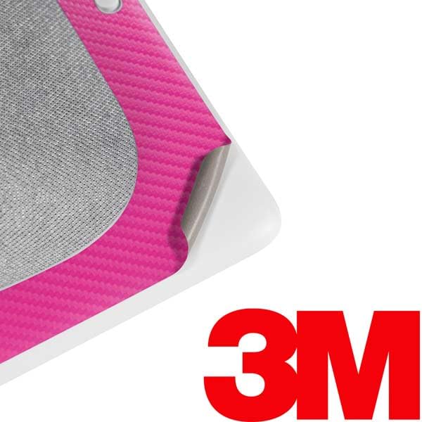 Skinit Decal Audio Skin Compatible with Google Home Hub - Pink Carbon Fiber Specialty Texture Material Design