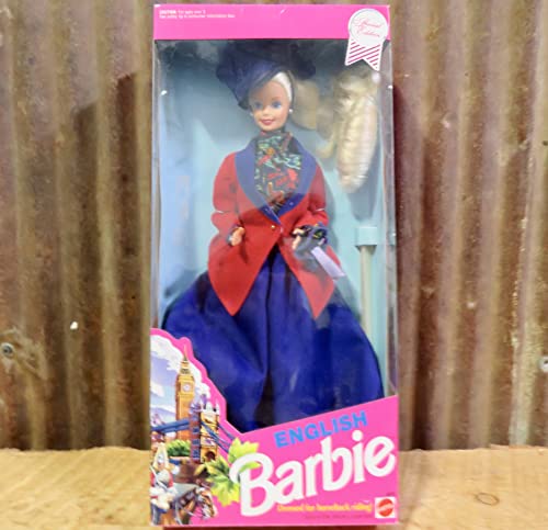 Muñeca Barbie 1991 vestida para equitación miniatura 1