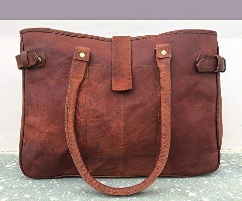 Pascado Large genuine Leather women's tote shoulder handbag shopping top-handle carry on purse bag