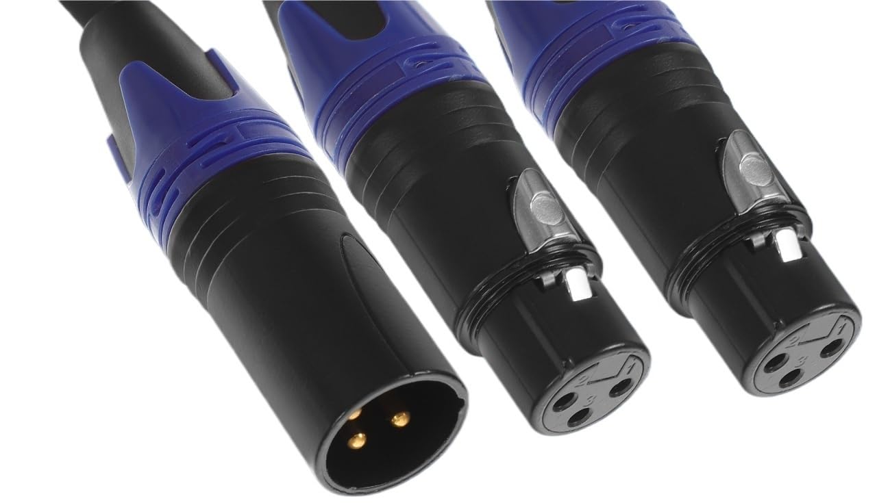 Kabel audio XLR 3-pinowe kable mikrofonowe męski żeński rozdzielacz kabel krosowy rozdzielacz XLR sprzęt studyjny hi/*gh FID/*elity