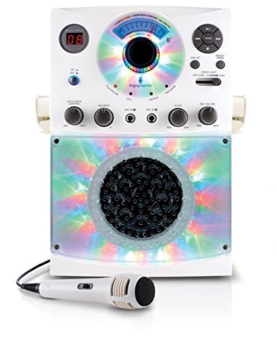 Singing Machine SML385BTBK Top Loading CDG Karaoke...