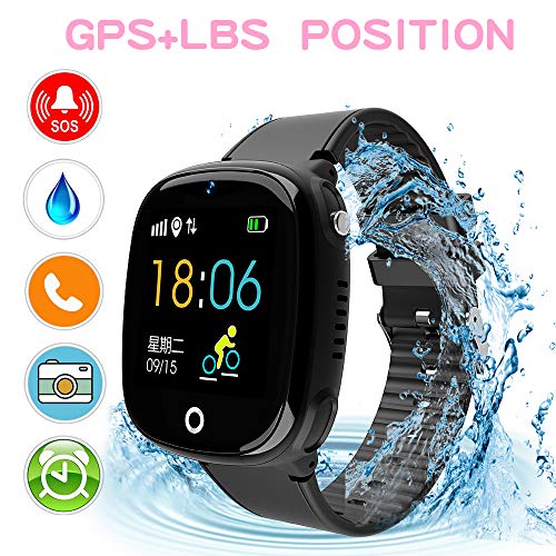Kids Smartwatch with GPS Tracker, Kids Smart Watch Phone Waterproof Sports Watch 1.44'